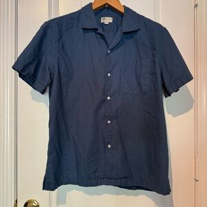 J. Crew Navy Casual Button Down Shirt - L